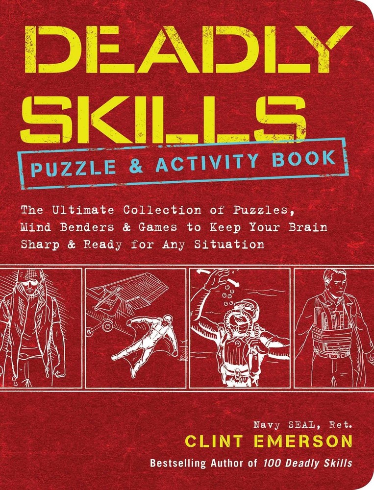 Deadly Skills Puzzle and Activity Book Emerson, Clint paperback Very Good