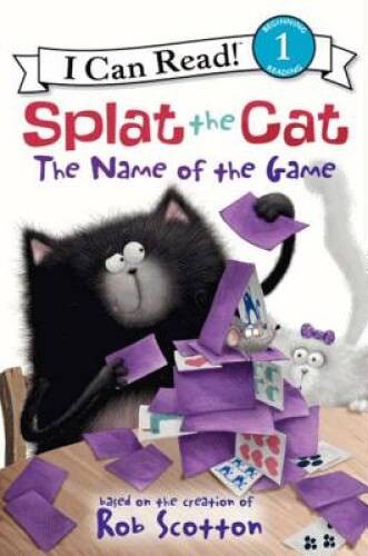 Splat the Cat: The Name of the Game (I Can Read Level 1) – Hardcover – GOOD