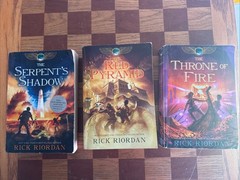 The Kane Chronicles Rick Riordan Books 1 2 3 Complete Set Used