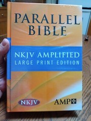 LARGE PRINT NKJV & Classic Amplified 1987 AMPC Parallel Bible Hardcover