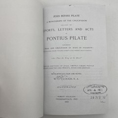 Jesus Before Pilate By Robert Douglass 1891 Landmark Baptist Press Edition 2019