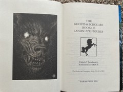 GHOSTS & SCHOLARS BOOK OF LANDSCAPE FIGURES Pardoe (ed) 1st ed 400 copy Sarob HC