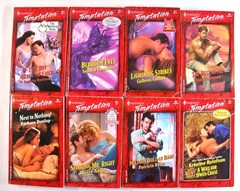 Lot of 48 Vintage Harlequin/Silhouette 'Desire’ & 'Temptation’ Series Paperbacks