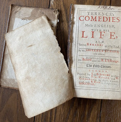 1718 Terence’s Comedies 5th Edition Laurence Echard J&B Sprint Original Leather