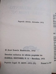 El gran momento de Mary Tribune (Spanish) Juan García Hortelano 1972 2nd Print