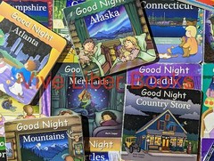 Lot of 10 Good Night Board Books – Random Mix – Kids/Children/Toddlers