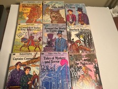 Lot Of 9 Moby Books Illustrated Classic Editions Mini Paperback Books 1970’s