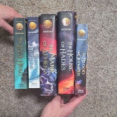Rick Riordan Percy Jackson and the Olympians Complete Series Box Set English