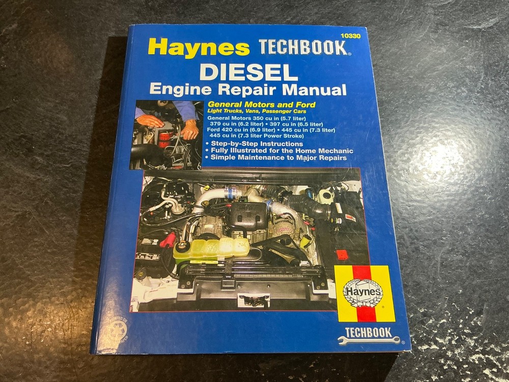 Haynes Diesel Engine Techbook Manual GM 5.7L, 6.2, 6.5L, Ford 7.3L Powerstroke