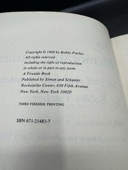 BOBBY FISCHER, MY 60 MEMORABLE GAMES, 1969 PAPERBACK, 1ST EDITION, 2ND PRINTING