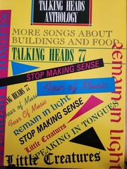 Talking Heads Anthology~Talking Heads~David Byrne~Excellent Music Book fr. 1986!
