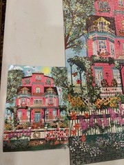 Joy Laforme Capeside Victorian 1000 Piece Foil Puzzle Galison Complete w Poster