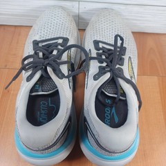Brooks Glycerin 21 Shoes Mens Size 9.5D Gray Blue Neutral Cushioned Running