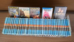 Vintage 1960s–1970s Hardy Boys Books Lot of 43 Grosset & Dunlap Blue Spine