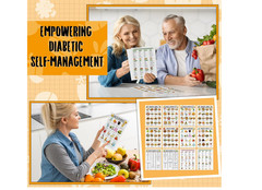 12Pcs Diabetes Food List Chart Low Carb Glycemic Index Diet Plan Meal Guide
