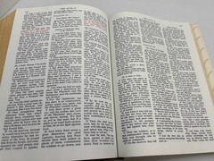 Vintage Large Holy Bible King James Version White Gold Gilt Page Edges