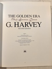 G. HARVEY „THE GOLDEN ERA-THE AMERICAN DREAM” (1992) Coffee Table Book, +++++