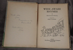 Rare Vintage 1935 Wide Awake Rhymes Children Stories Hardcover