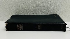 Vntg Black Oxford KJV HOLY BIBLE Leather New Scofield Edition Thumb Index c.1967