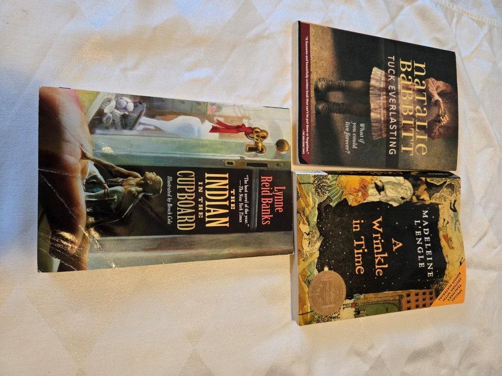 A Wrinkle in Time by Madeleine L’Engle Plus Lot of 2 Additional Books