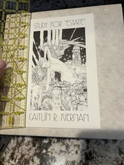 Chapbook Study for „Estate” by Caitlín R. Kiernan published by Gauntlet Press