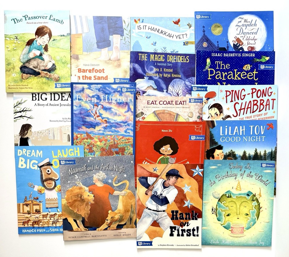 PJ Library – Lot of 16 Children’s Books – Jewish Religious Passover Seder PB