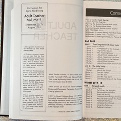 Adult Teacher Volume 5 – Gospel Publishing House – 2017 Pentecostal Curriculum