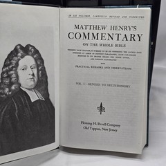 Matthew Henry’s Commentary On The Whole Bible Vol 1-6 Complete Set Revell Vtg