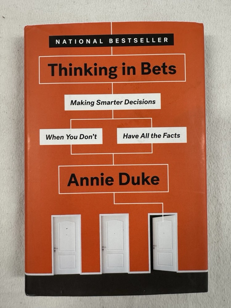 Thinking in Bets Annie Duke 2018 Portfolio Penguin PB