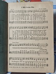 1931 Evangel Songs PB Hymnal by Gospel Publishing House Vintage Paperback