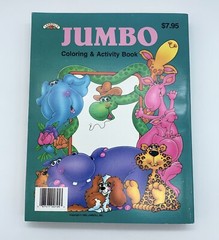 Vintage Coloring Books Lot 1980’s & 1990s Sesame Street Santa Animals NOS & USED