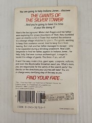 1-7 and 9 Indiana Jones Find Your Fate Adventure books