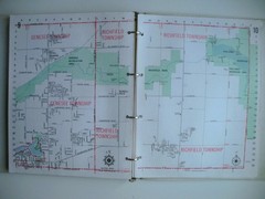 Michigan GREATER COUNTY BOOK MAP – 1998 Oakland & Genesee with 110 pages of Maps