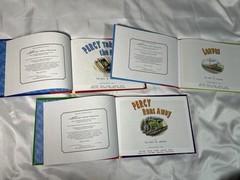 Lot of 3 Thomas & Friends 2-in-1 Books Rev. W. Awdry Scholastic Vintage 2001 HC