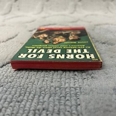 Horns For The Devil Mystery Paperback Book by Louis Malley Pocket Books 1952