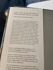 Gender Taste and Material Culture in Britain & North America ART HISTORY