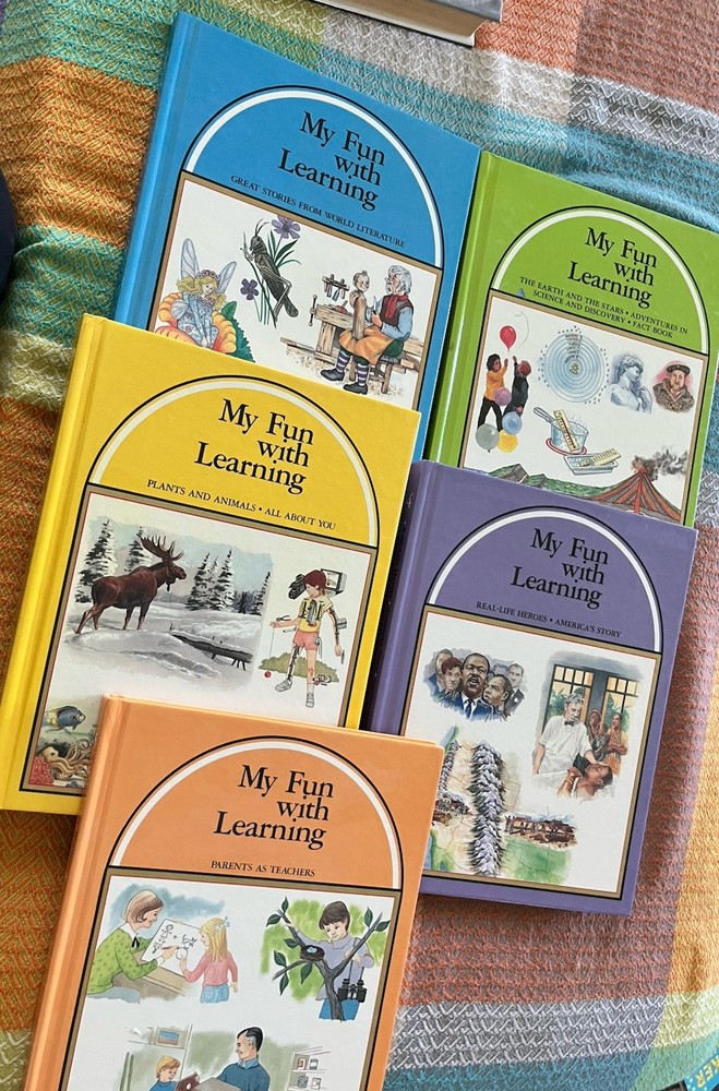 90s Southwestern My Fun With Learning Book Set 1-5 Hardcover Science, History