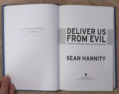 Deliver Us From Evil by Sean Hannity 2004 HC No Dust Jacket 338 pp Index EUC