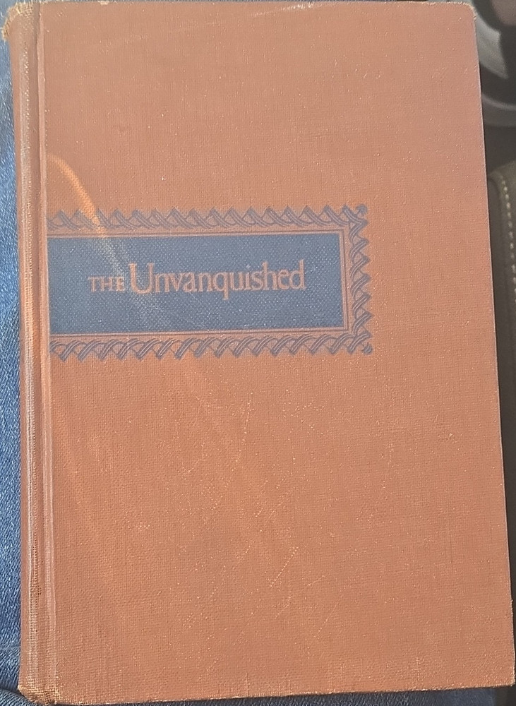 Howard Fast The Unvanquished Hardcover Novel, World Publishing Company