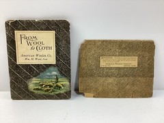 From Wool to Cloth American Woolen Co. William M. Wood PB w/ Original Envelope