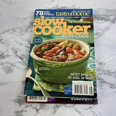 Lot of 3 Cookbooks taste of home slow cooker prize winning thanksgiving 2010’s