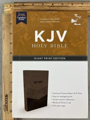 KJV Holy Bible Thomas Nelson Version Book King James Brown Leathersoft