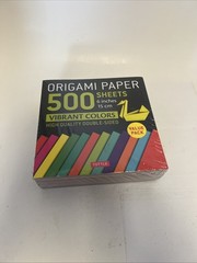 Origami Paper 500 sheets Vibrant Colors 6″ (15 cm)