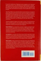 Road Maintenance Management Concepts and Systems HTF Book CIVIL ENGINEERING
