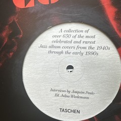 Jazz Covers Taschen A Collection of 650+ Album Covers 1940-1990 Paperback