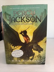 Percy Jackson and the Olympians Boxed Set by Rick Riordan 1-5 Includes Poster
