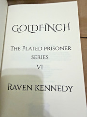 Goldfinch SIGNED Raven Kennedy The Plated Prisoner series Exclusive Luxe Edition