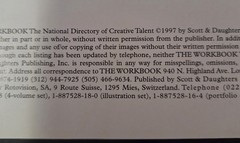 🔥🔥1997 THE WORKBOOK: THE NATIONAL DIRECTORY OF CREATIVE TALENT – HARDBACK BOOK