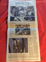LA TIMES SPORTS SECTION JUNE 26 2025 DODGERS MICHAEL CONFORTO WILL SMITH