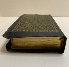The Holy Bible 1950 Golden Book Edition Thumb Leather Binding KJV USA